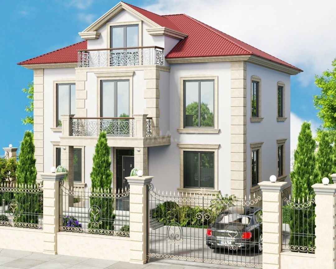 Satılır 6 otaqlı həyət evi/bağ evi 400 m² — Ev, villa, Bakı (4)