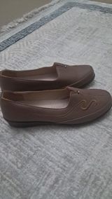 Qadın loafer ayaqqabıları - Rəng: tünd bej/qəhvəyi - Model: slip-on — Aysu Səlimova — Личные вещи