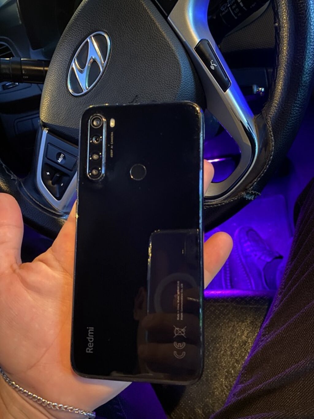 Redmi Note 8, 64 GB, rəng - Qara, Barmaq izi — Elektronika, Bərdə (3)