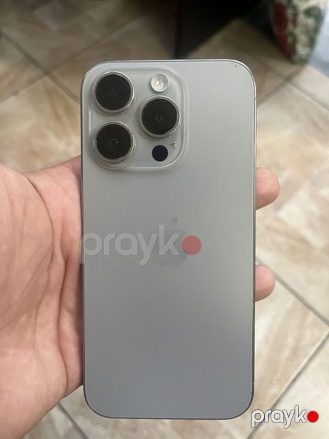 IPhone 15 Pro, 128 GB, Gümüşü, Face ID