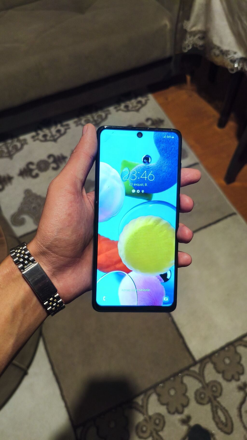 Samsung Galaxy A71, 64 GB, rəng - Mavi, İki sim kartlı — Samsung, Gəncə