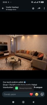 Cox tecili endirim edildi 🔊 Divan 170/340 açilir baza yoxdur.Mebel — Furniture