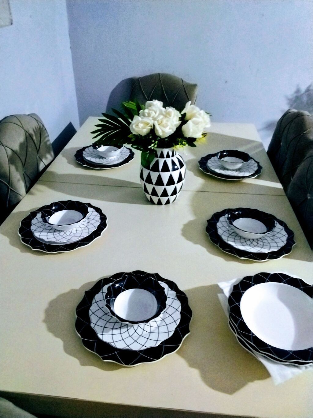 Nahar dəsti, rəng - Qara, Keramika — Mallar, Masazır (4)