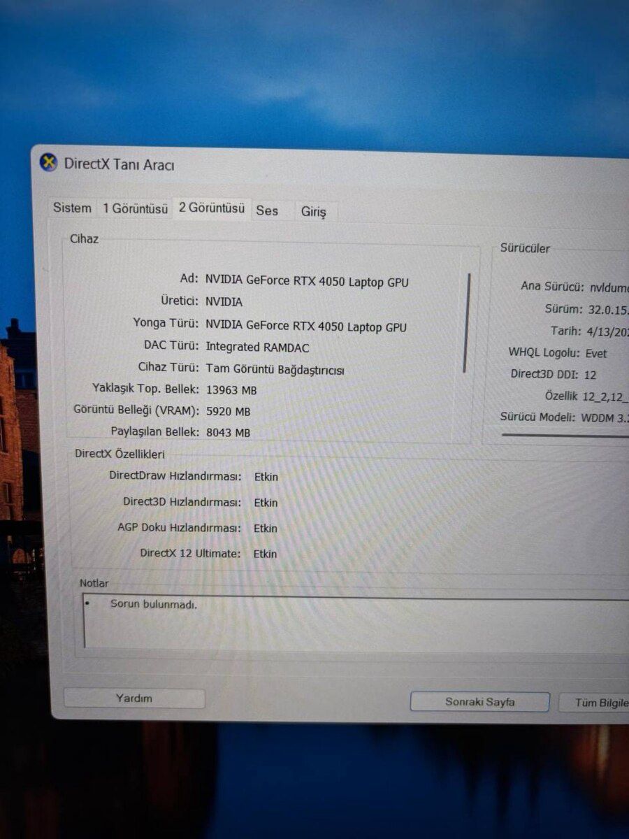 Acer Nitro Gaming RTX 4050 — Elektronika, Bakı (12)
