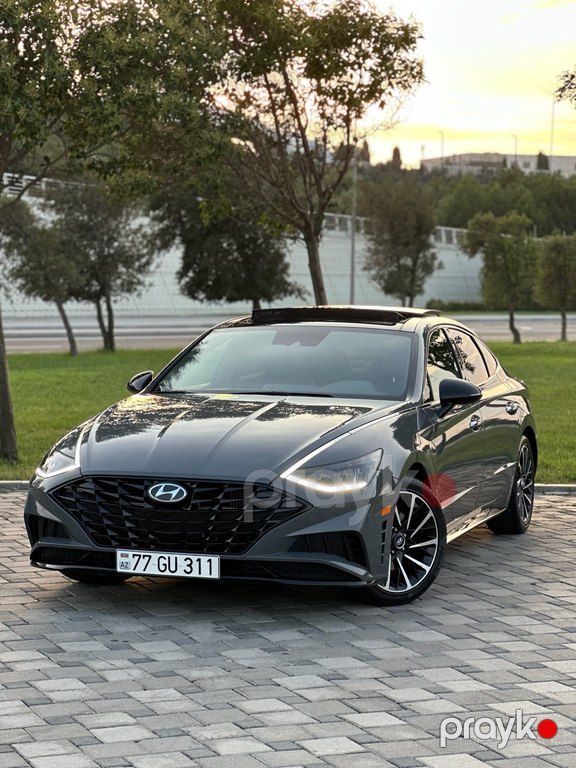 Hyundai Sonata, 1.6 L, 2020 il, 62 000 km — Avtomobillər, Bakı (2)