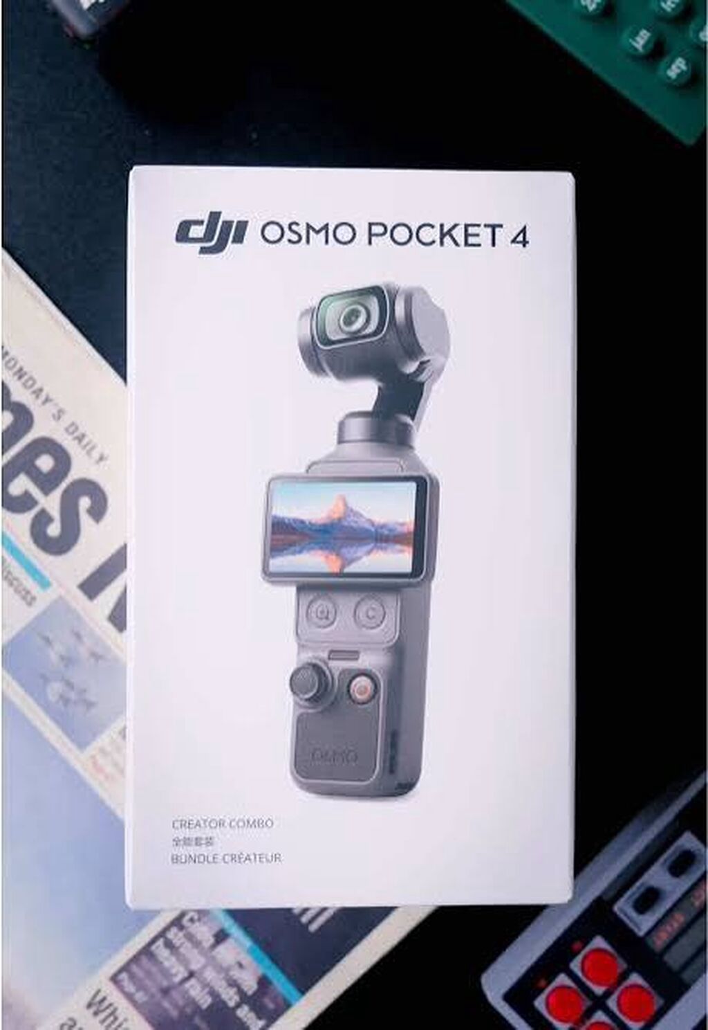 DJI Osmo Pocket 4 – Creator Combo Kompakt stabilizatorlu kamera: cibə