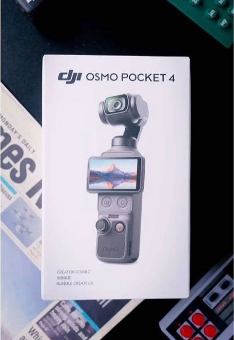 DJI Osmo Pocket 4 – Creator Combo Kompakt stabilizatorlu kamera: cibə