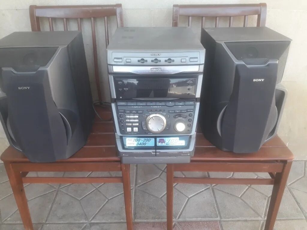 Orijinal sony musiqi mərkəzi keyfiyyətli səslənməsi var aux qirişi var — Elektronika, Digah (2)
