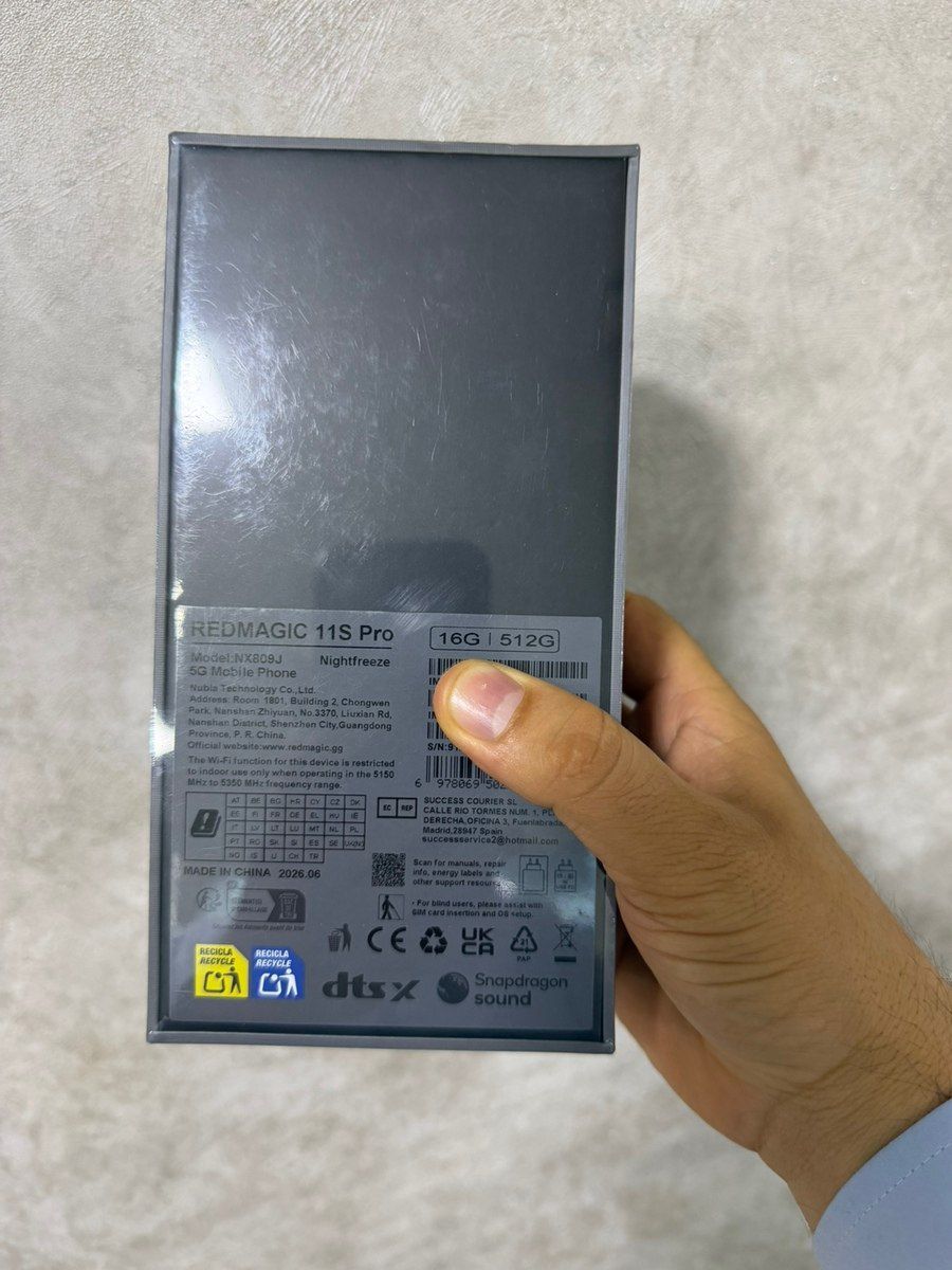 ZTE Redmagic 11S Pro 16/512GB NightFreeze — Telefonlar və qadjetlər, Bakı (3)