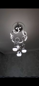 Çılçıraq, 7 lampa, Şüşə — Elektronika