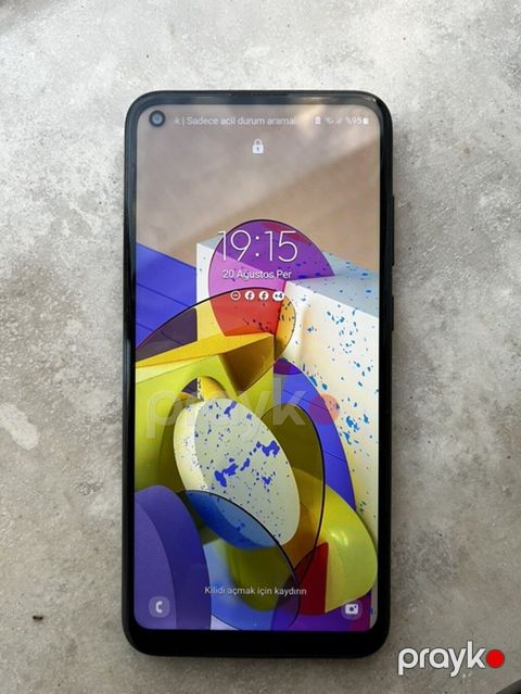 Samsung Galaxy A11, rəng - Qara, Barmaq izi