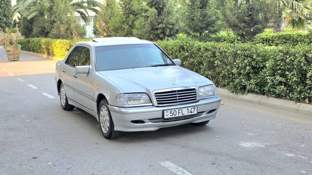 Mercedes C 200, 2.0 L, 1998 il, 354 866 km — Avtomobillər, Sumqayıt (3)