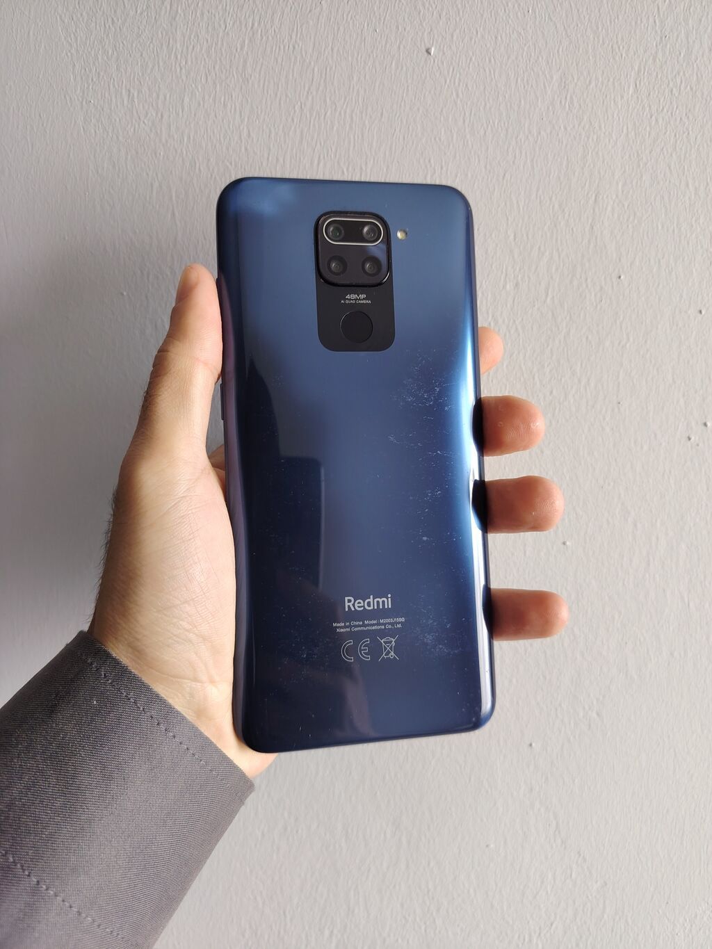 Redmi Note 9, 64 GB, rəng - Göy, Barmaq izi, İki sim kartlı, Face ID — Elektronika, Bakı (5)