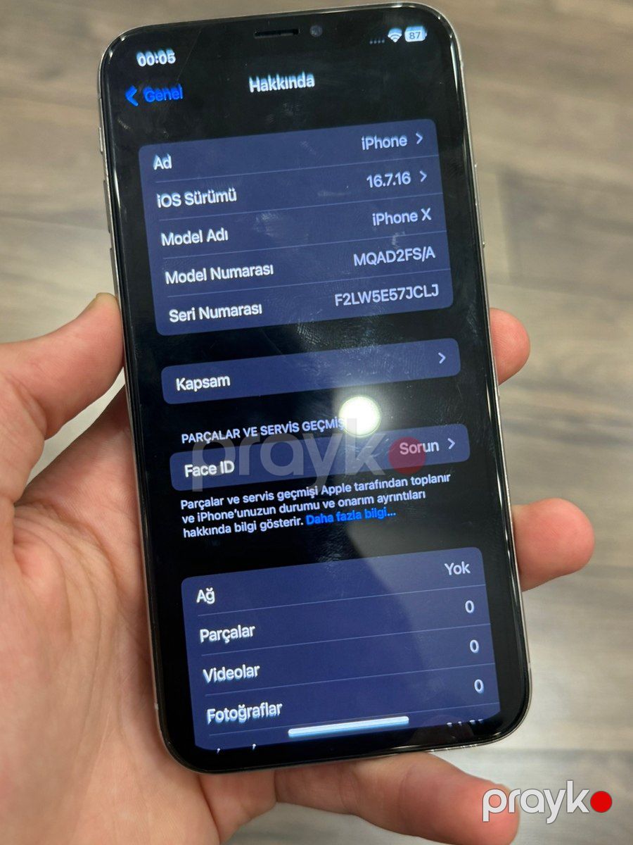 Apple iPhone X Silver 64GB/3GB — Mallar, Bakı (3)
