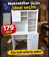 Məktəblilər üçün yazı masası, ağ rəng — Парты, столы, стулья