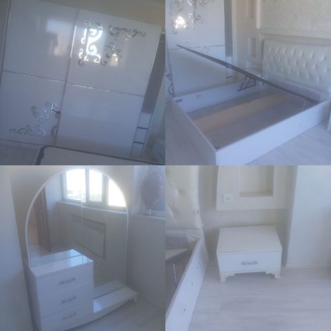 Yatağ Mebeli 200₼Satilir. Matras yoxdu. Ünvan: Yasamal. Ema🩶 NOMRENİN