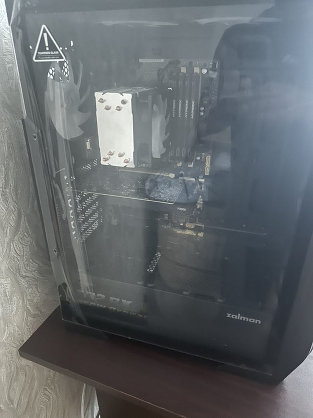 Güclü stolüstü oyun/ofis PC komplekti - Korpus: Zalman şüşə yan — Elektronika, Bakı (3)