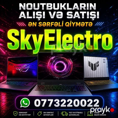Noutbukların alışı və satışı — Bakı