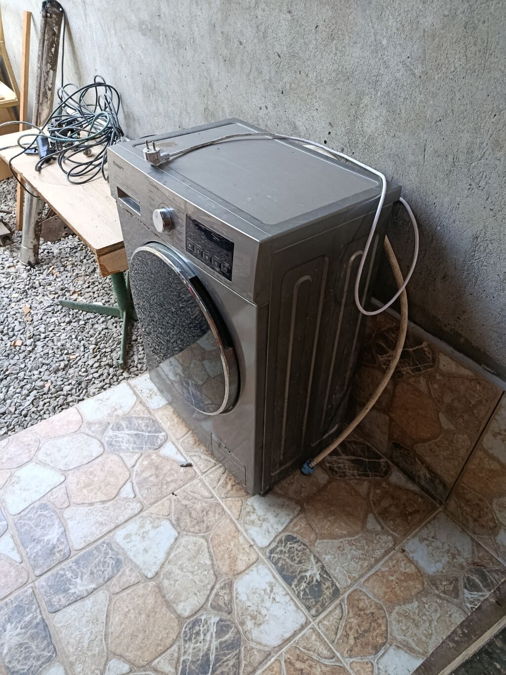 KRAFT KF-MS6104SBC önyükləməli paltaryuyan maşın - Yük həcmi: 6 kq - — Paltaryuyan maşınlar, Digah (7)