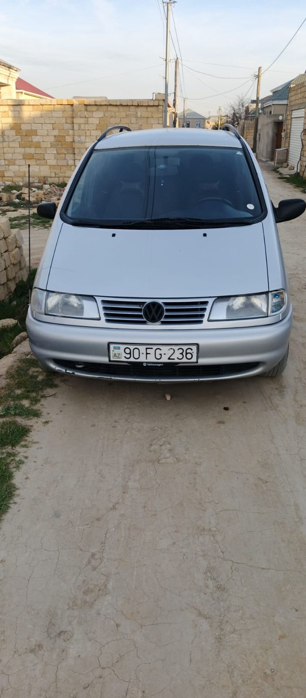 Volkswagen Sharan miniven - Kuzov: gümüşü rəng, 5 qapı, relslərlə dam — Avtomobillər, Sumqayıt (8)