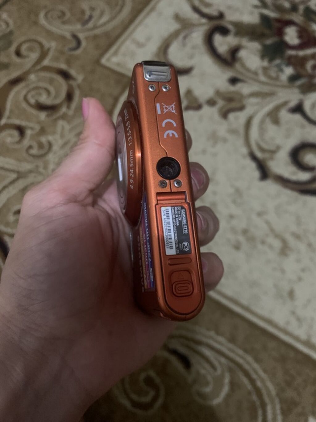 Samsung ST70 kompakt fotoaparat - Rəng: narıncı metalik korpus - — Elektronika, Bakı (2)