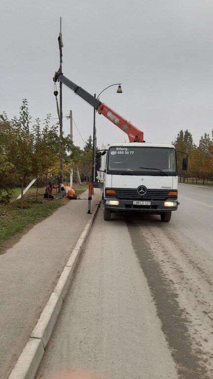 Mercedes Atego 817, 4.3 L, 1999 il, 208 069 km — Avtokranlar, Mingəçevir