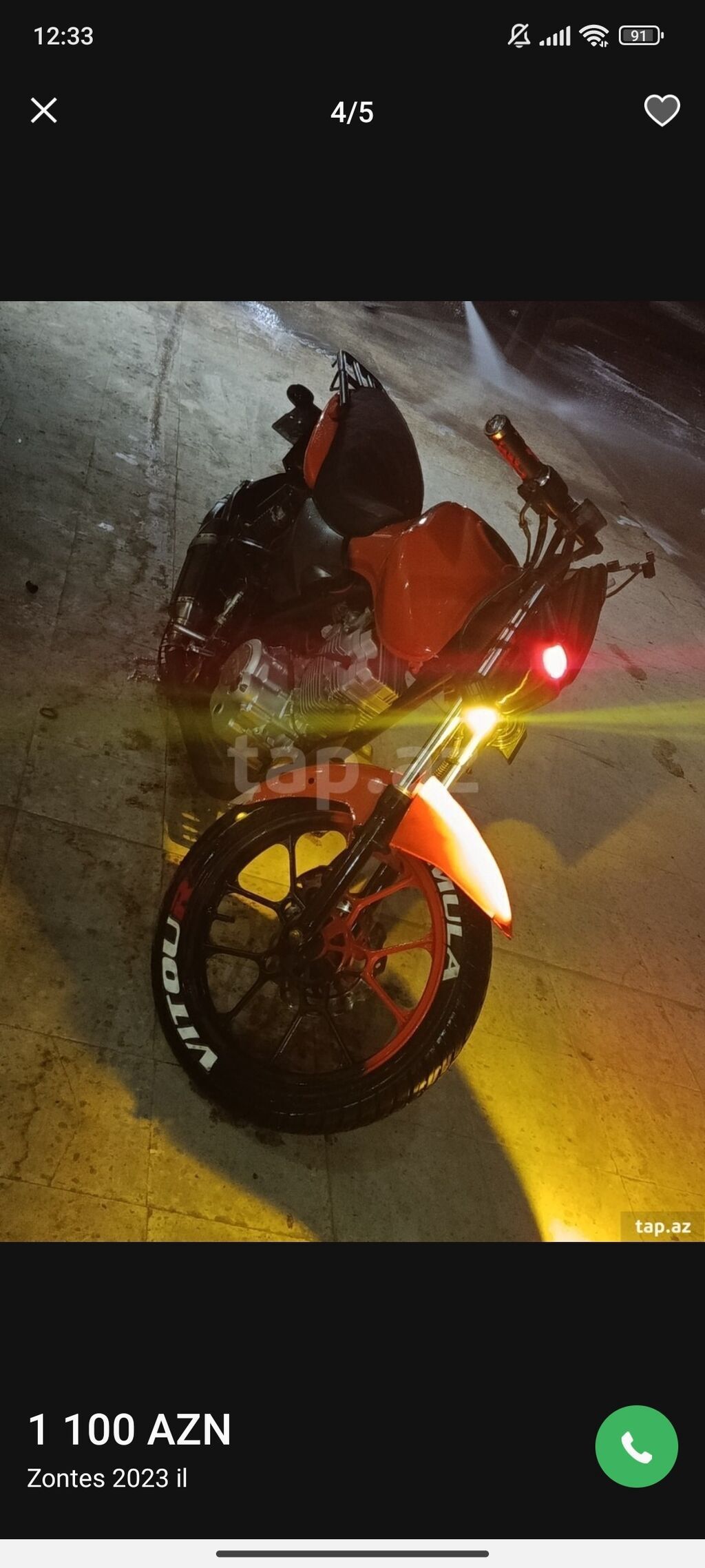 Zontes 2023 il — Motosikletlər, Bakı (3)