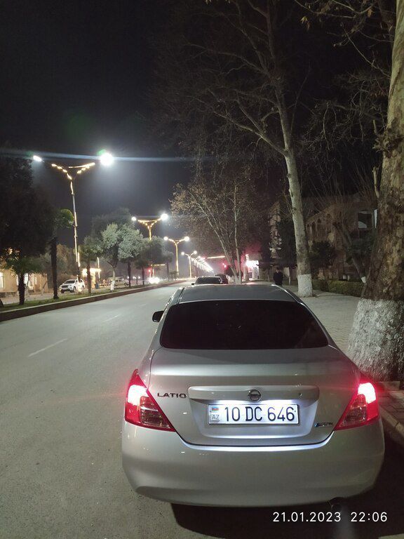 Nissan Latio, 1.2 L, 2012 il, 96 000 km — Avtomobillər, Beyləqan (11)