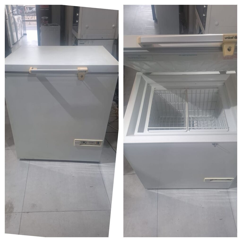 Məhsul: Dərin dondurucu (ev üçün) - Həcm: 100 litr - Tip: Sandıq tipli