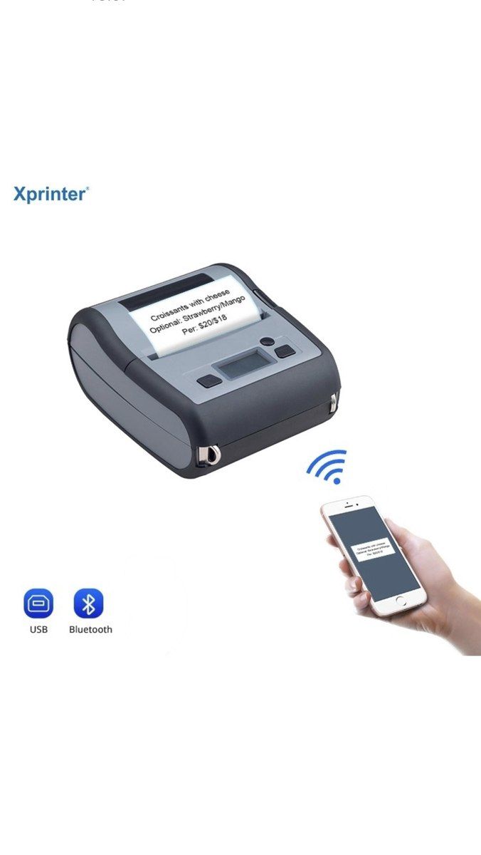 Xprinter XP-P324B 80mm Mobil Printer — Mallar, Bakı