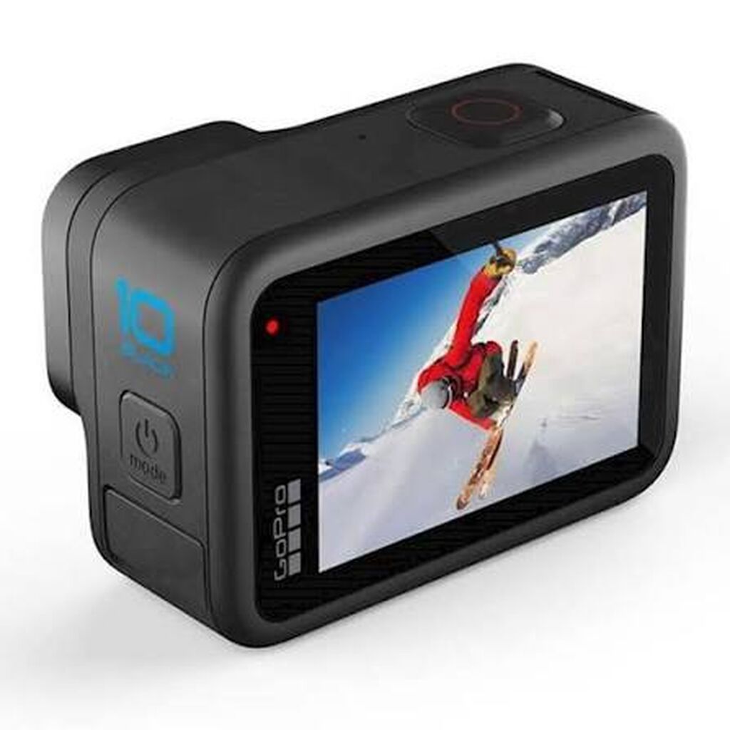 GoPro HERO10 Black aksiyon kamerası - 23 MP foto və 5.3K60, 4K120