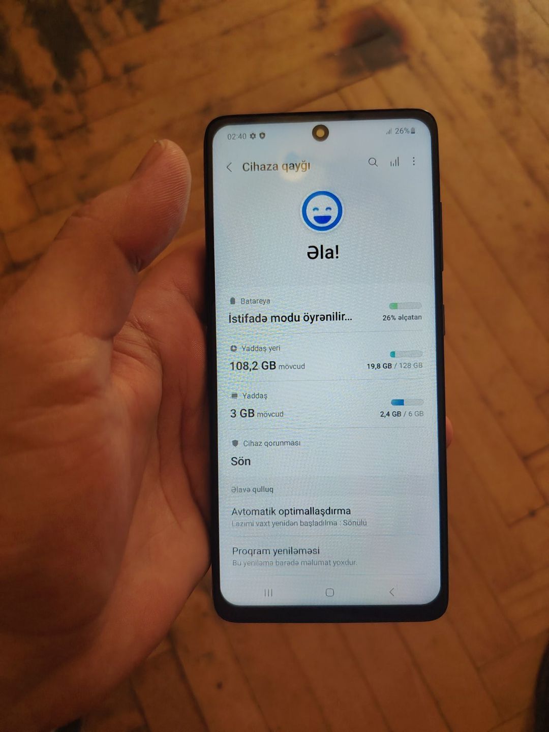 Samsung Galaxy A51 Blue 128GB/6GB — Smartfonlar, Bakı (4)