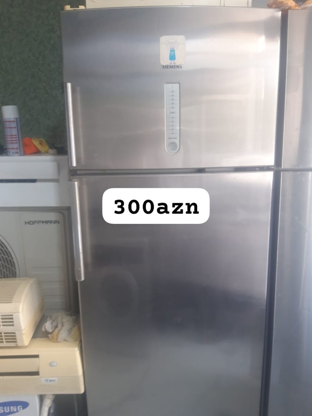 Siemens iki qapılı soyuducu - Rəng: paslanmayan polad (inox), şaquli — Soyuducular, Bakı