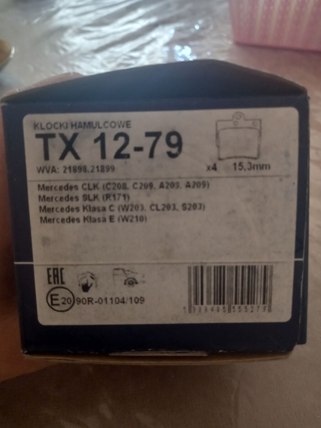 Əyləc bəndləri – High Quality Brake Pads Model: TX 12-79 (WVA: 21898 — Ehtiyat hissələri, Xırdalan (3)