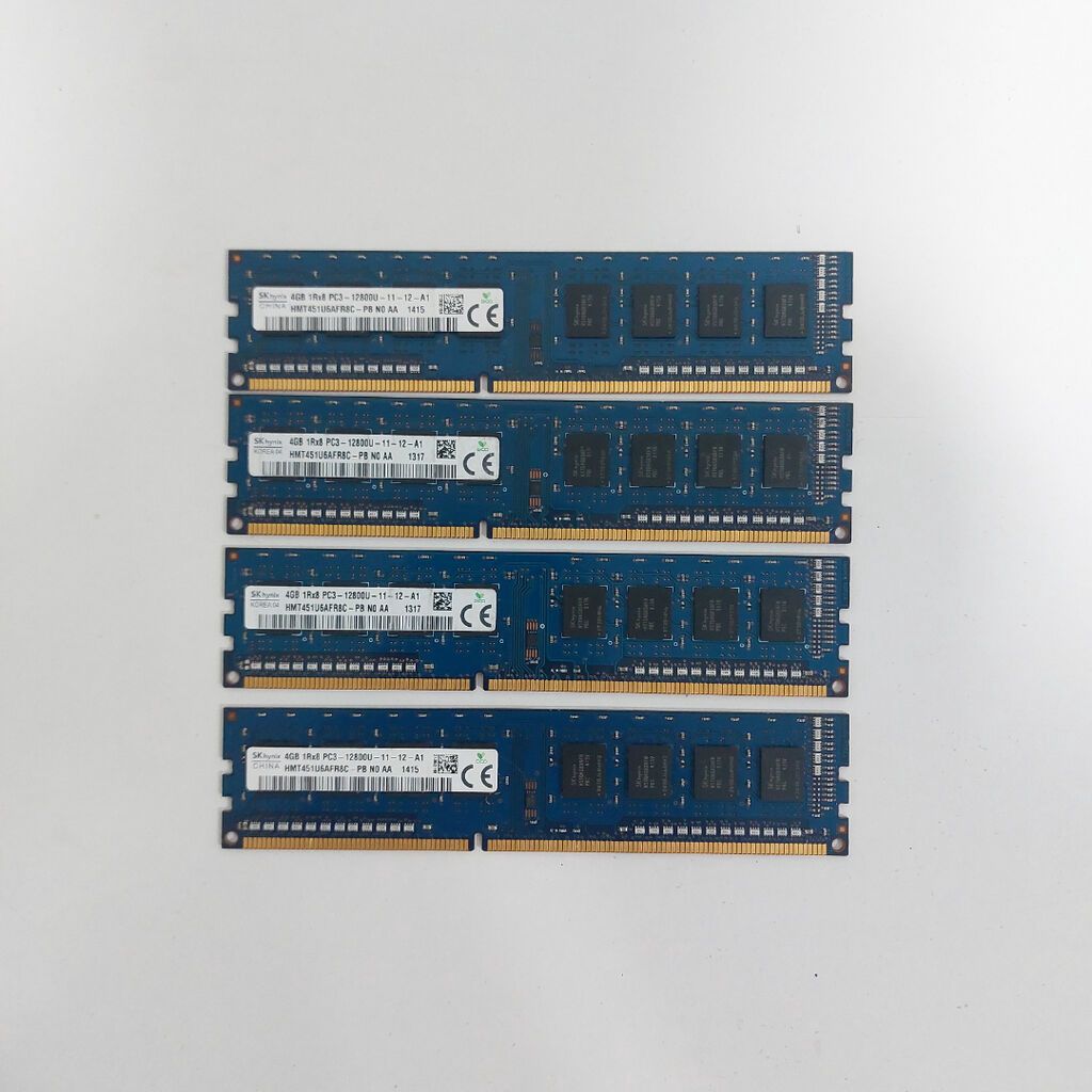 Operativ Yaddaş DDR3 4x4GB 1600MHz SKhynix