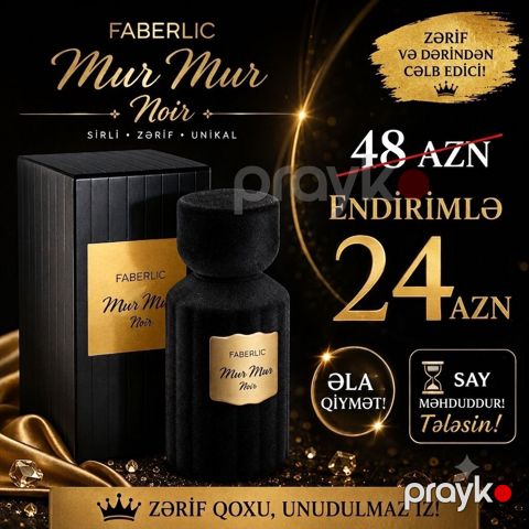 Kataloqda 48 azn olan ətiri endirimlə 24azn poçtlada çatdırılma edirik — Faberlic