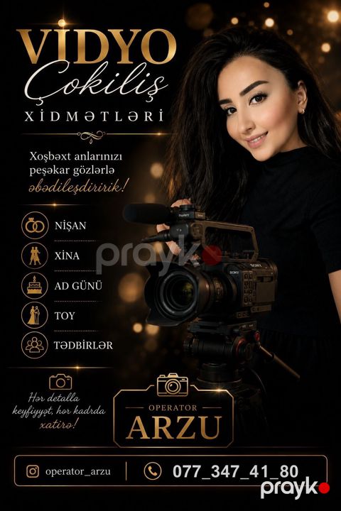 Peşəkar foto və video çəkiliş xidməti — toy, nişan, tədbir — Digah