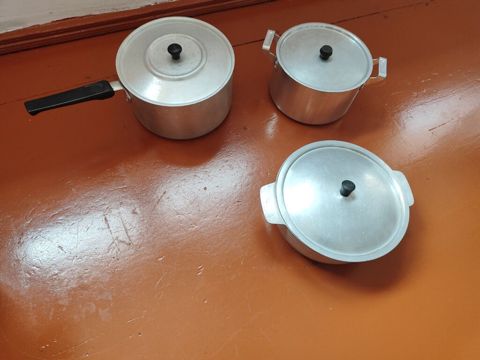 Qazan, rəng - Gümüşü, Alüminium