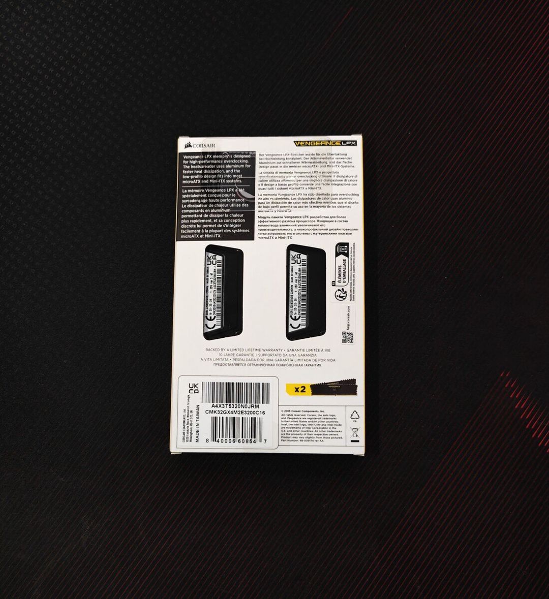 Corsair Vengeance LPX DDR4 32GB 3200MHz — Elektronika, Bakı (2)