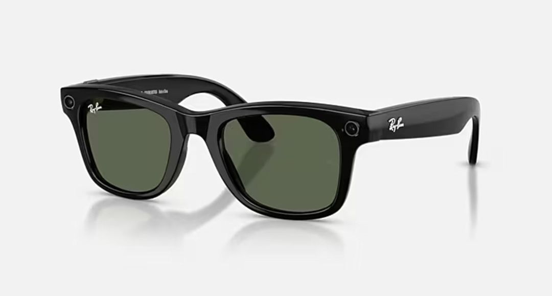 Ray-Ban Meta Wayfarer gen 2 – Shiny Black / G-15 Green — Səs texnikası, Bakı (2)