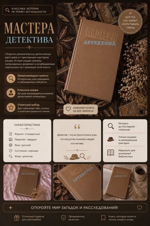 Məhsul: “Müstəntiq ustaları” – detektiv hekayələr toplusu (rus
