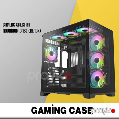 Gaming case Gamers Spectra Aquarium Case (Black) — Bakı
