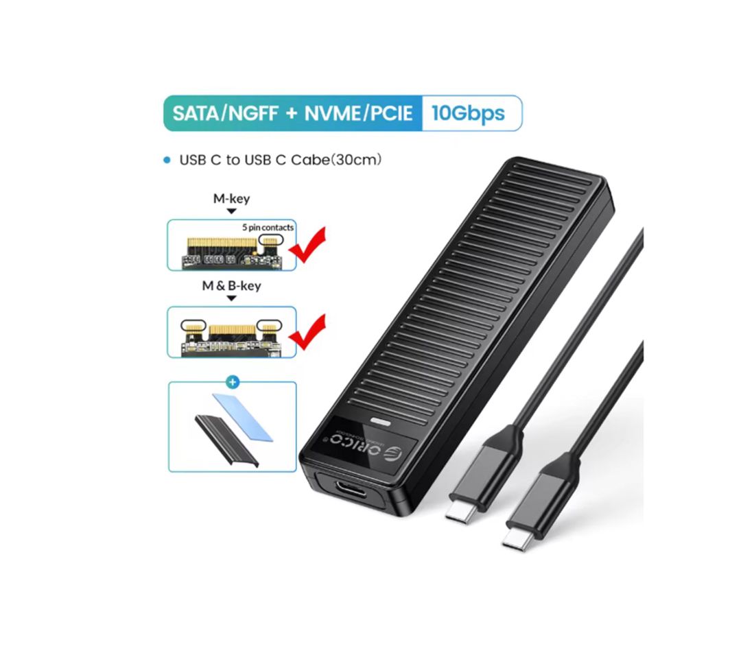 Orico Nvme/sata box — Elektronika, Bakı