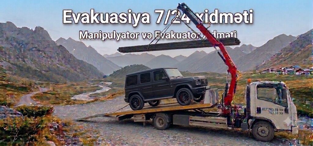 Evakuator, Manipulyator ilə — Xidmətlər, Bakı (2)