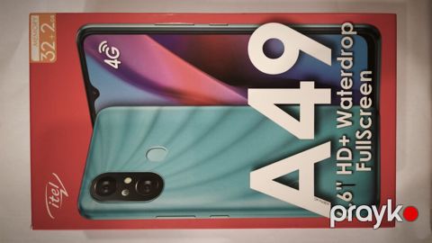 Itel A49 smartfon - Ekran: 6.6 düym HD+ Waterdrop FullScreen - — Masazır