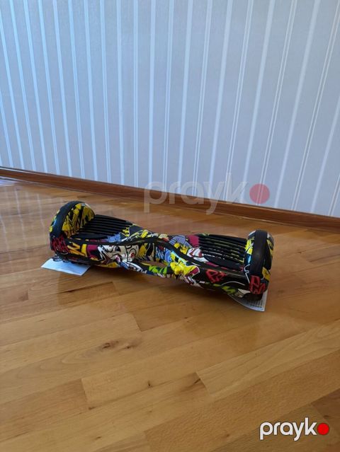 Smart balans skuter (hoverboard) – rəngli qrafiti dizayn — Bakı