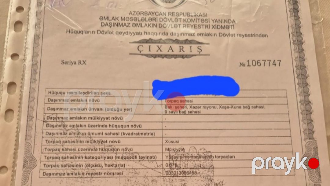 13.5 sot torpaq sahəsi, Xəzər r. — Torpaq, Bakı (3)