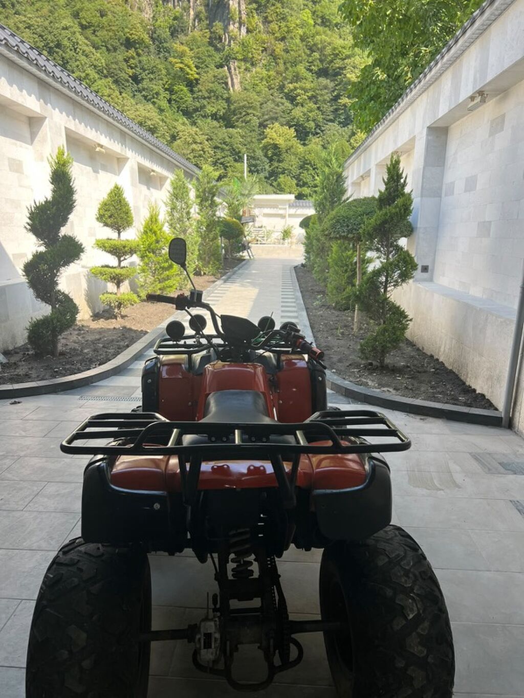 ATV kros kvadrosikl - Rəng: narıncı-qara - Sərt ofroud üçün iri — Avto, Qax (3)
