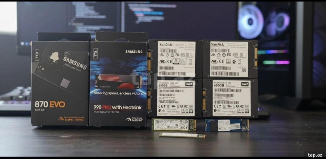 Sərt disklər SSD — Elektronika, Bakı