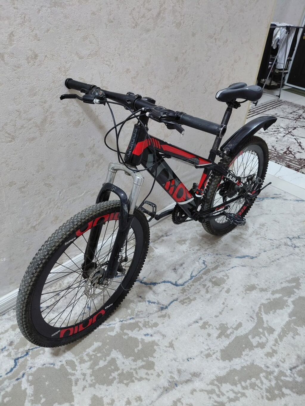 Dağ velosipedi – 26” təkər, disk əyləclər, amortizatorlu çəngəl - — Dağ velosipedləri, Xırdalan